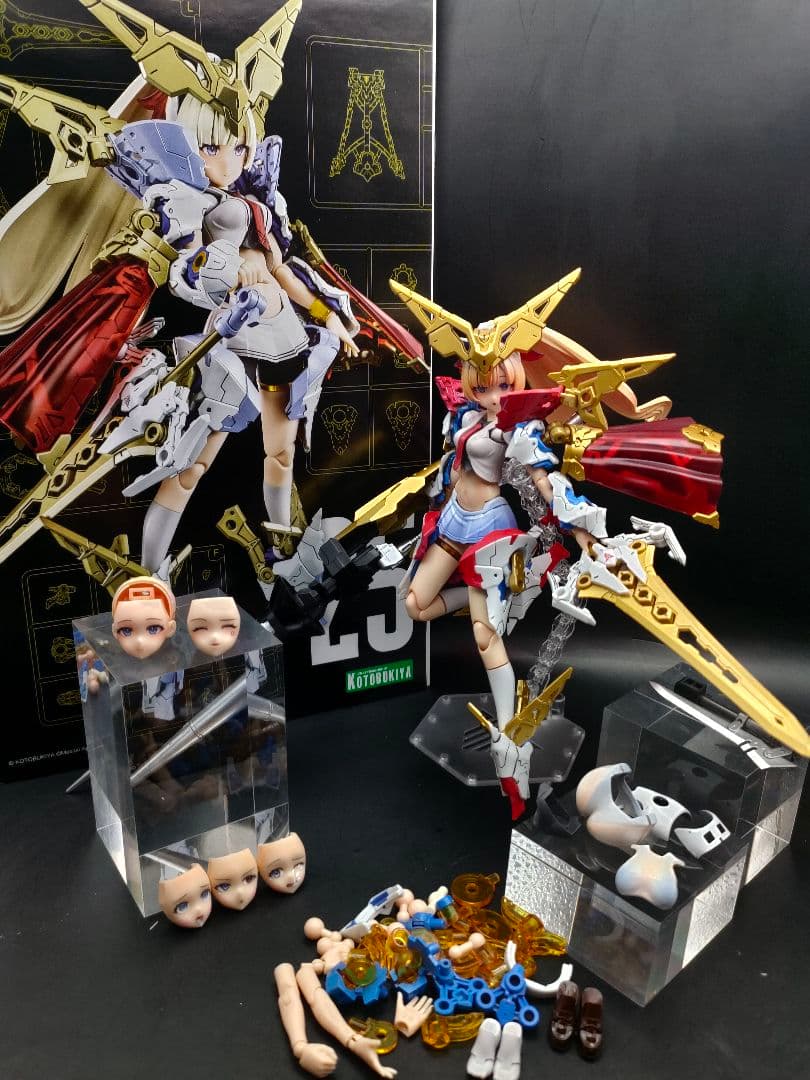 メガミデバイス　BUSTER DOLL パラディン　ナイトスピア　塗装完成品