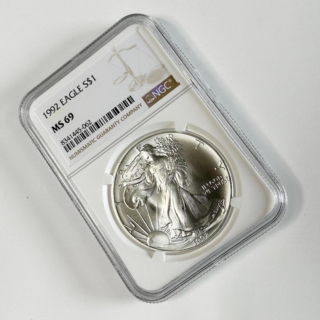 1992年 アメリカンイーグル NGC MS69 8341445-062