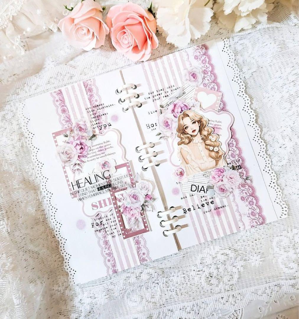 コラージュ素材　紙もの　素材紙　【2427】