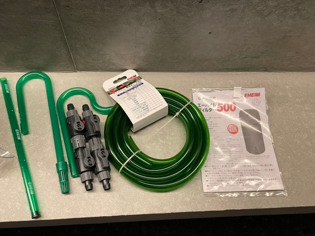半年使用！EHEIM エーハイム 500 ダブルタップ2本付き！ 60Hz