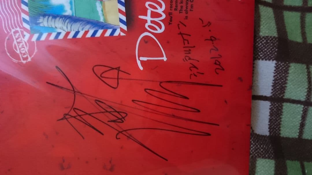 【お値下げしました】名探偵コナン サイン入りクリアファイル