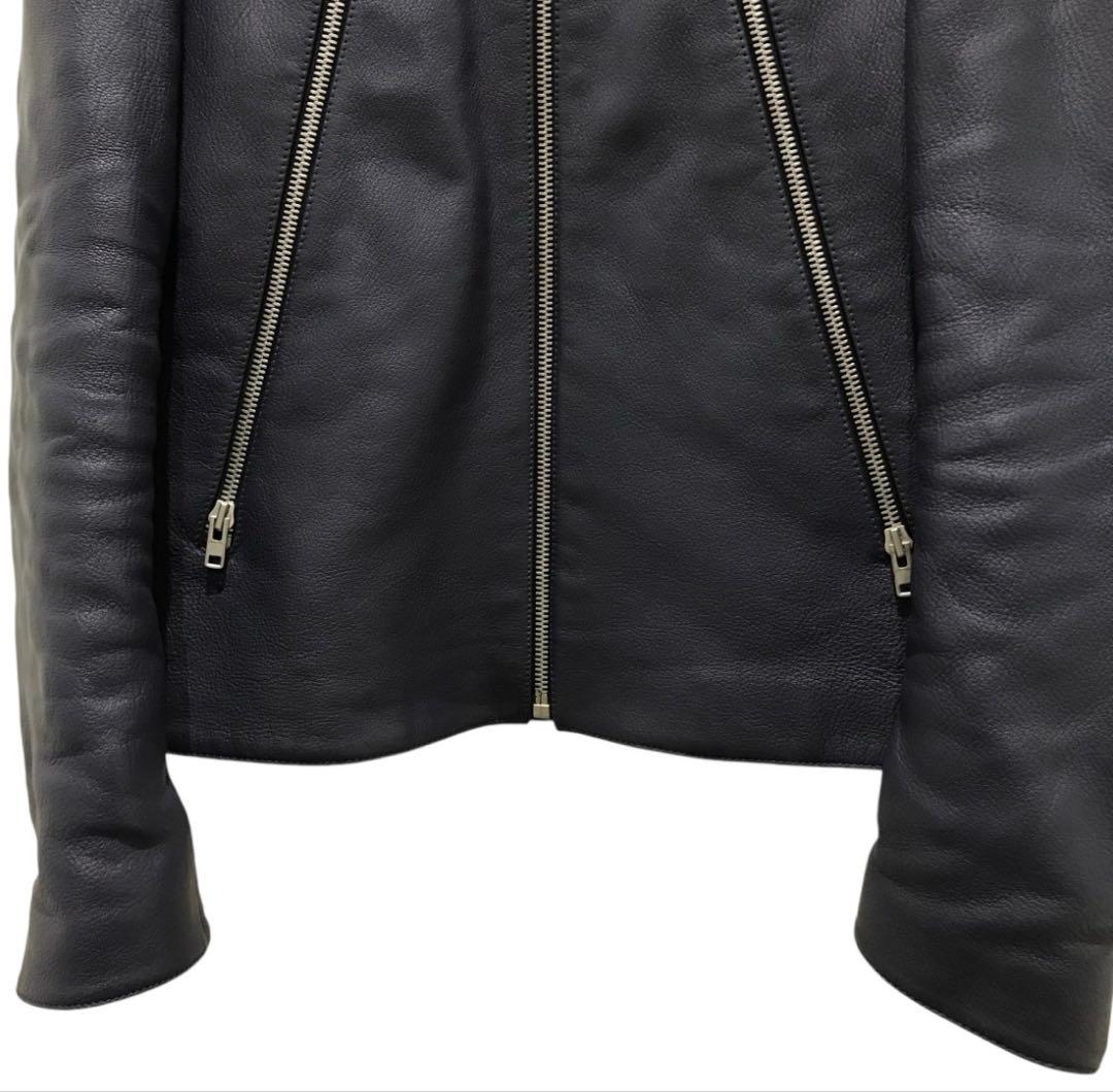Maison Margiela ネイビー レザージャケット