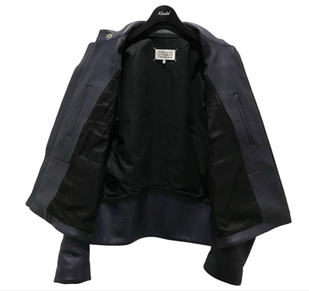Maison Margiela ネイビー レザージャケット