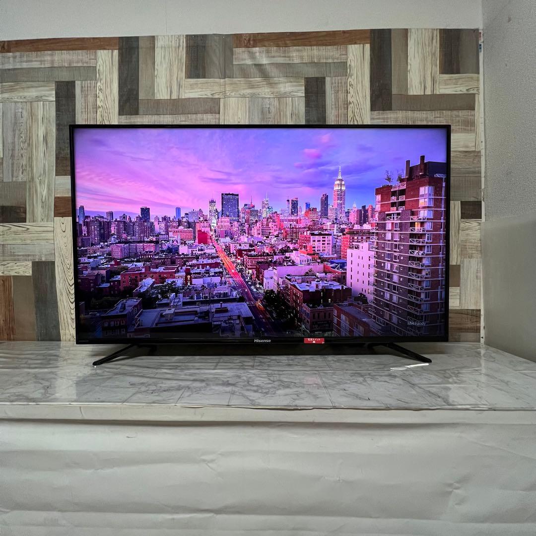 即日受渡❣️全国送料込ハイセンス50型液晶テレビ Wチューナー新品リモコン付