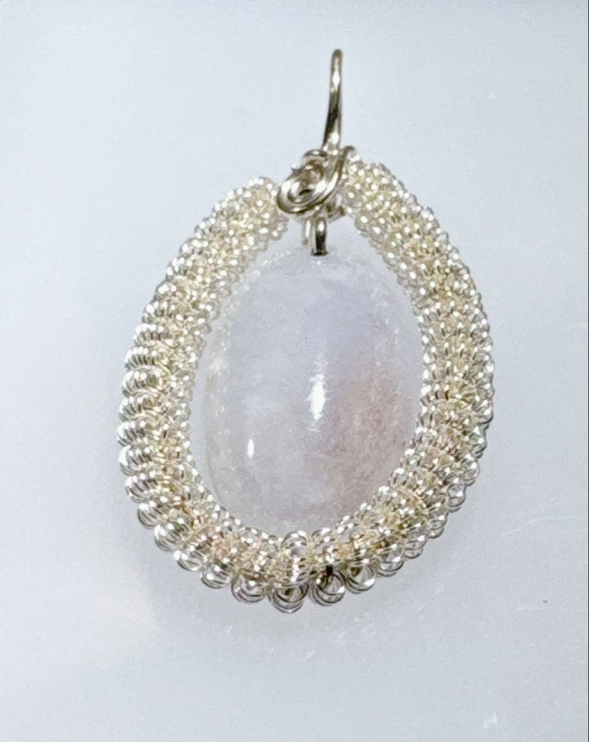 ワイヤーハックマナイトペンダントブラックスピネルネックレスNO25-1816