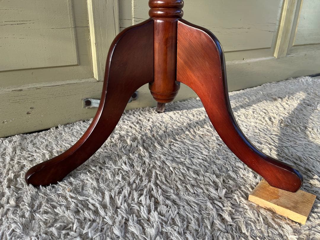 ポールハンガー/コートハンガー/ハンガーラック/真鍮フック/ダークブラウン