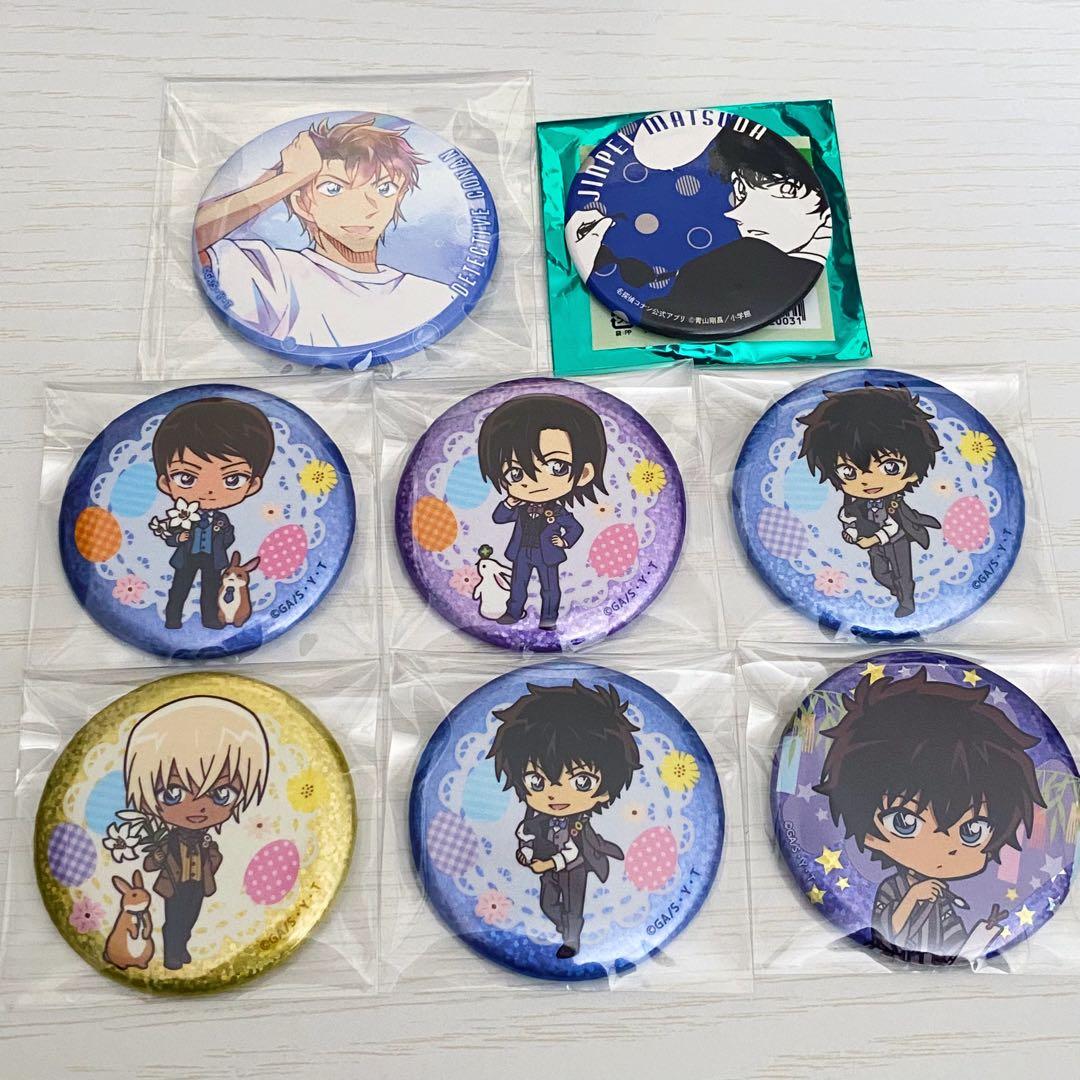 名探偵コナン 松田陣平 安室透 諸伏景光 萩原研二 缶バッジ まとめ売り