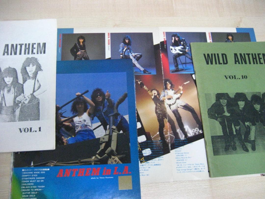 アンセム ファンクラブ会報 初期2冊＋初期切り抜き ANTHEM ジャパメタ