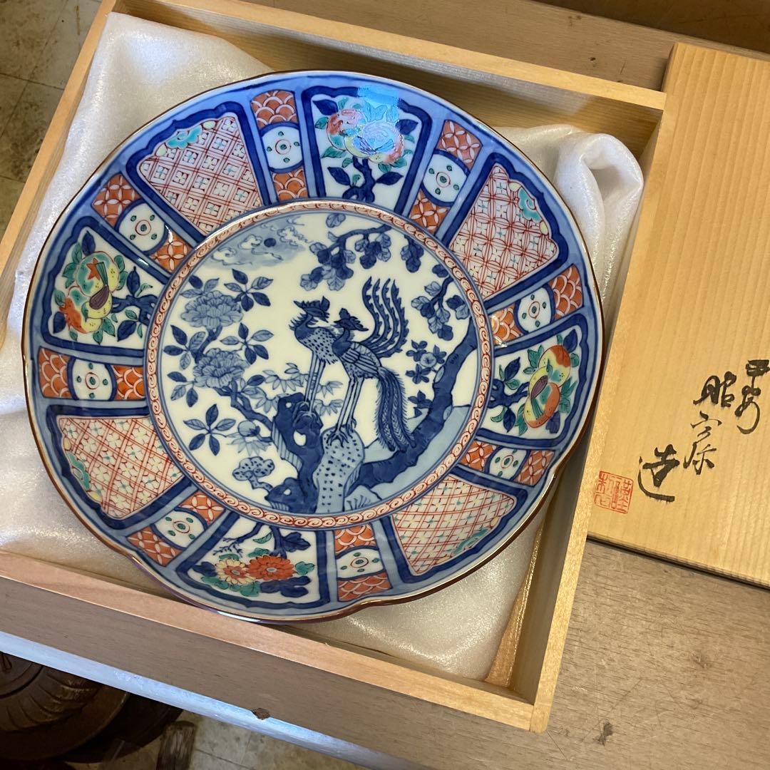 京焼　清水焼『高野昭阿弥　昭阿弥』　鉢　木箱入りの未使用保管品