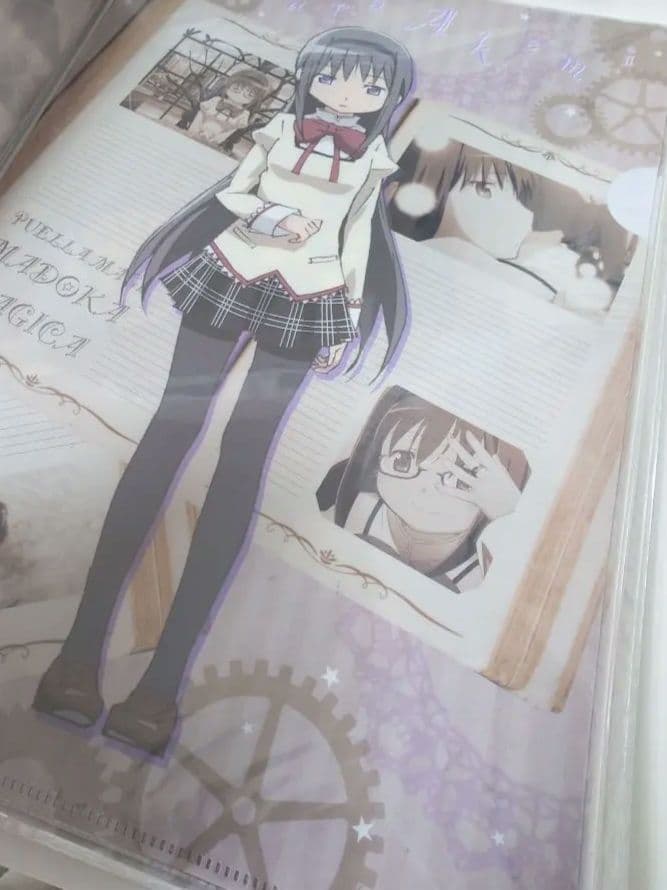 魔法少女まどかマギカ　ファイルブック　クリアファイル収納ケース　バインダー