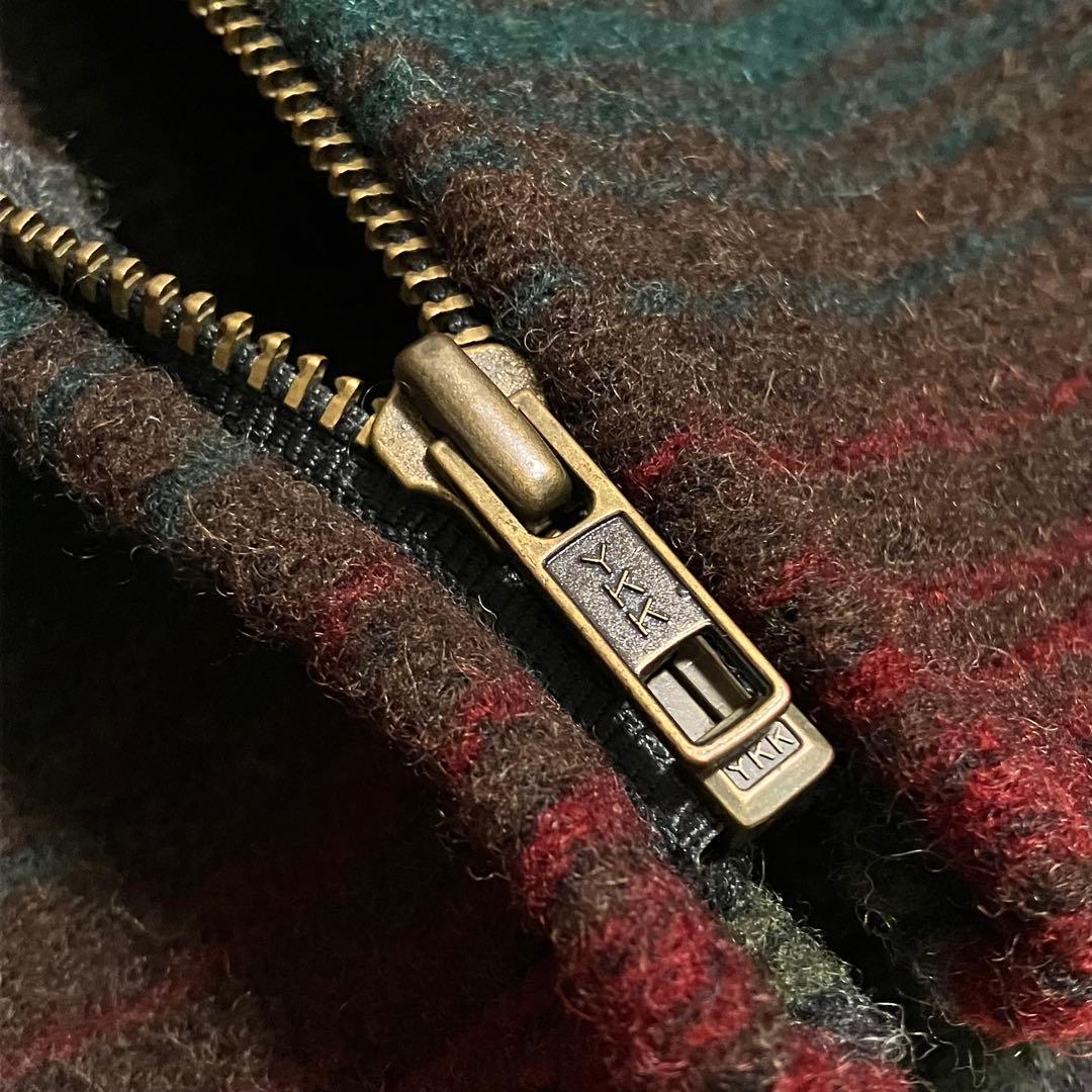 90's Woolrich ウールリッチ ネイティブボーダー ウールジャケット