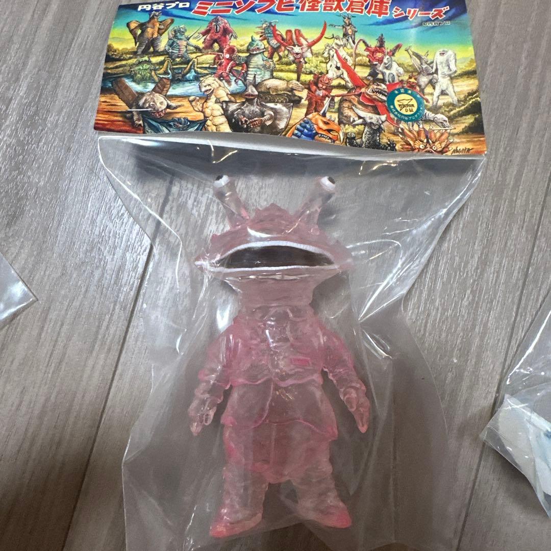 MAXTOY ミニソフビ怪獣倉庫シリーズ カネゴン桜クリア