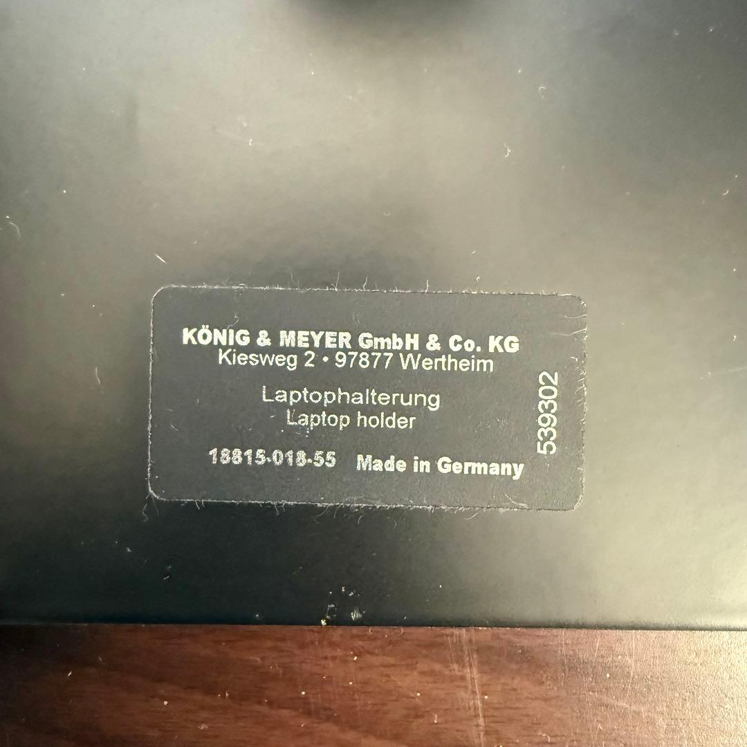 K&M ラップトップホルダー 18815-018-55