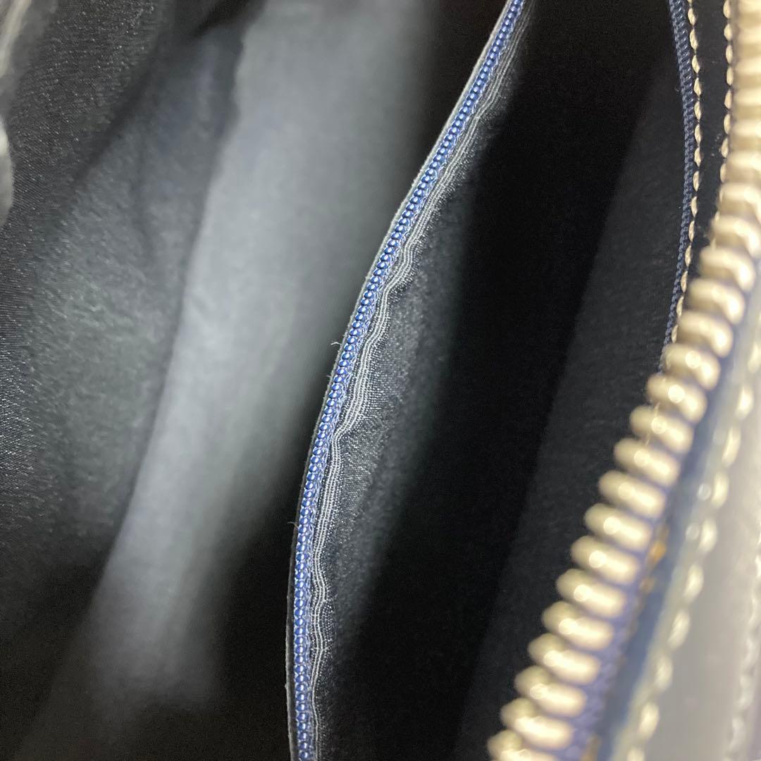 COACH コーチ　2way ミニボストンバッグ　ショルダーバッグ　ネイビー