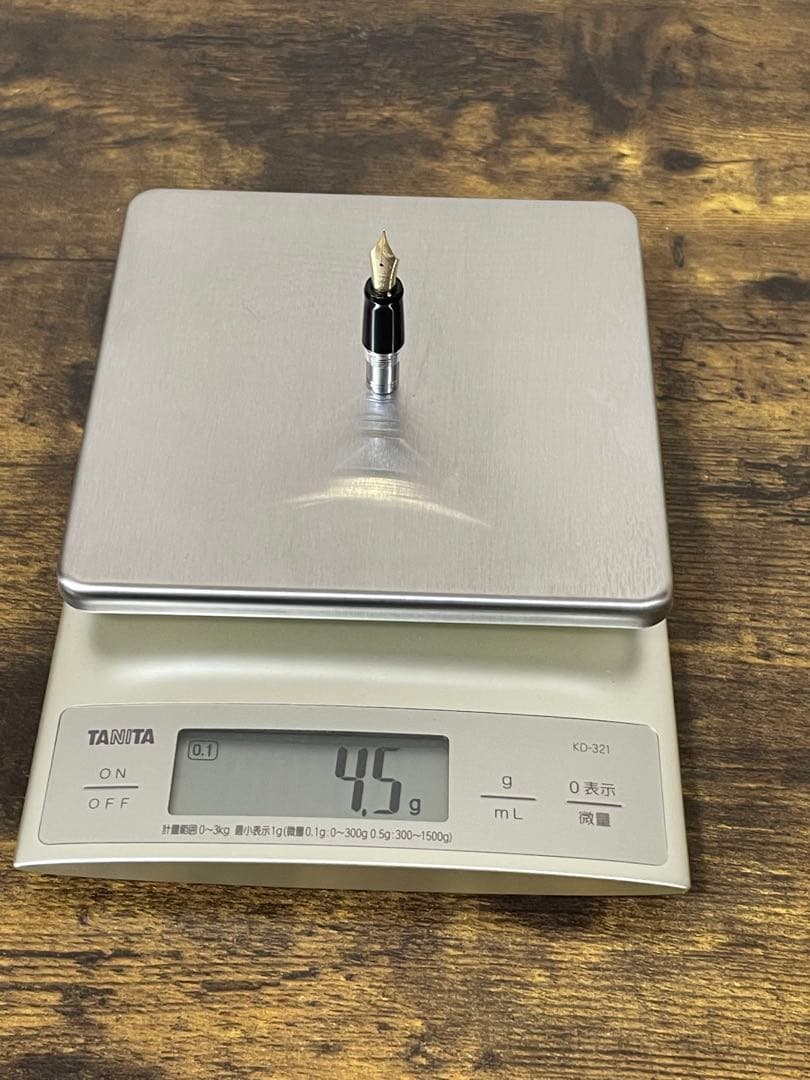 試筆のみ　最初期型 1987年製　バランサー付　マットグリーン　67 万年筆