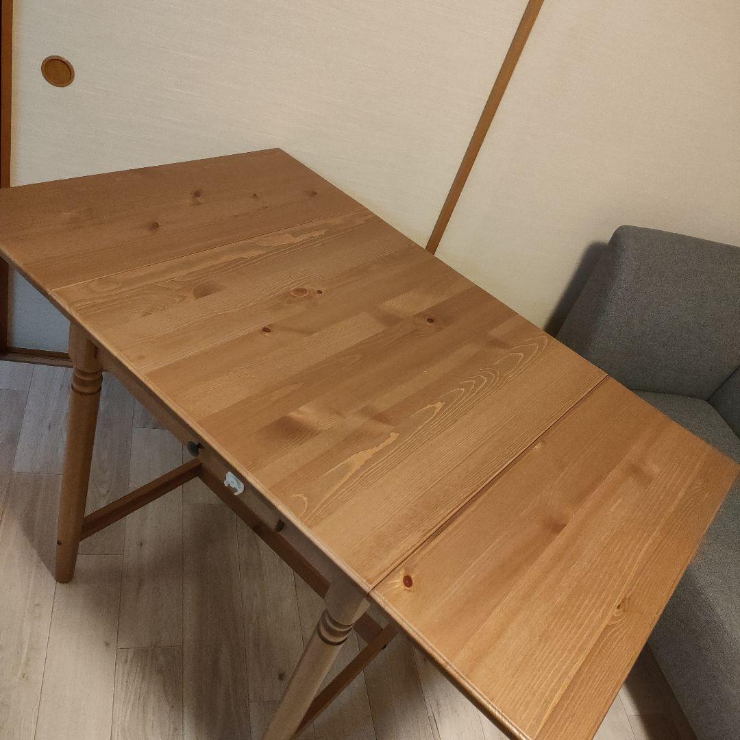 イケア インガートルプ 折りたたみ式 ダイニングテーブル