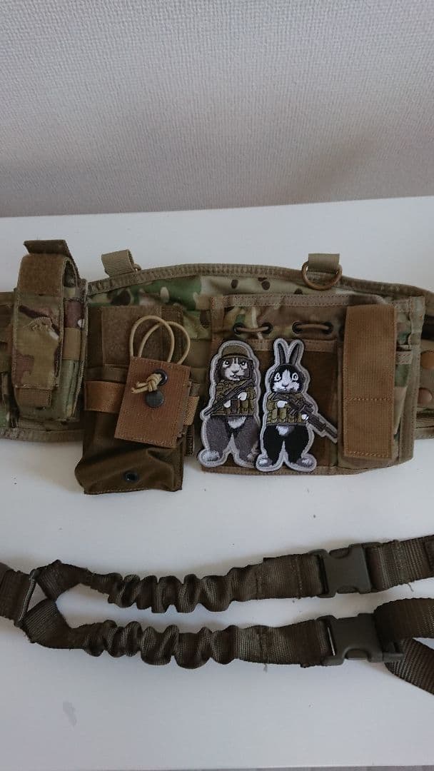 サバイバルゲーム用のウェスト収納ケース
