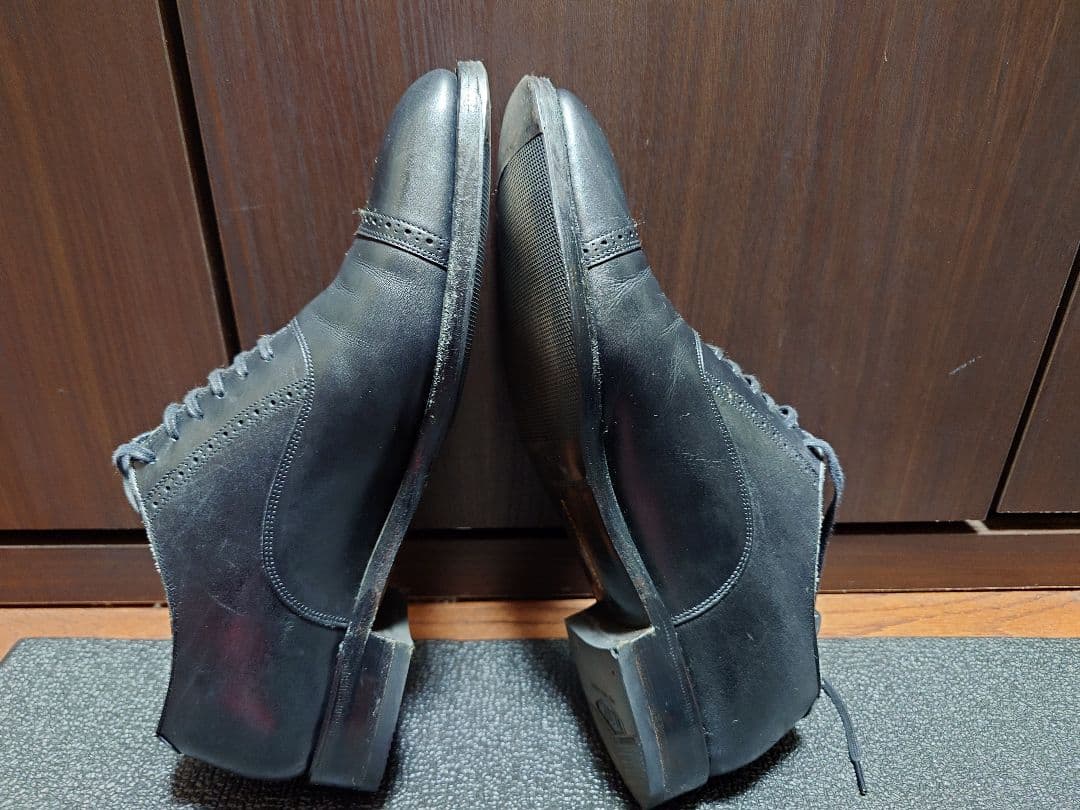 SHETLANDFOX　 内羽根パンチドキャップトゥ　BL