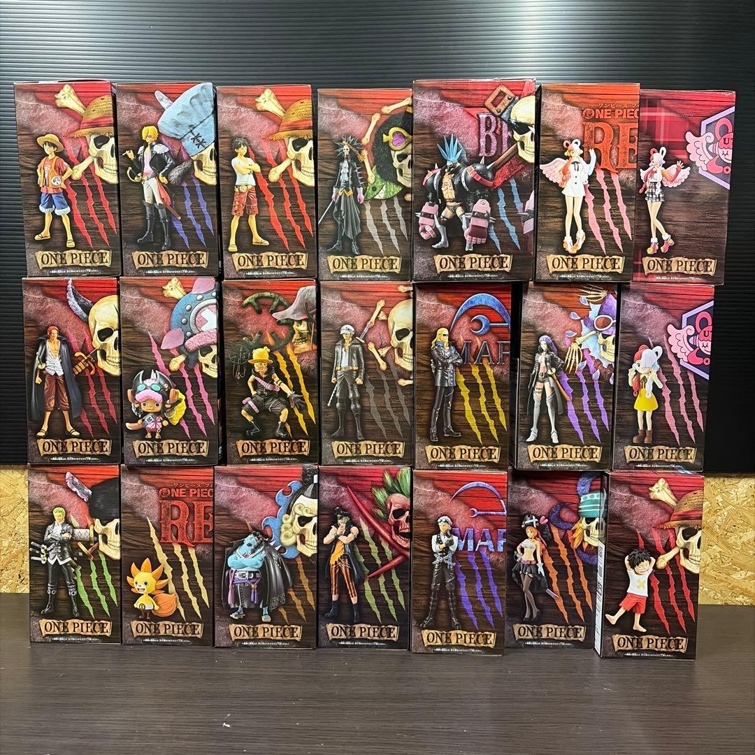 ワンピース　FILM RED DXF グラメン　フィギュア　21体セット