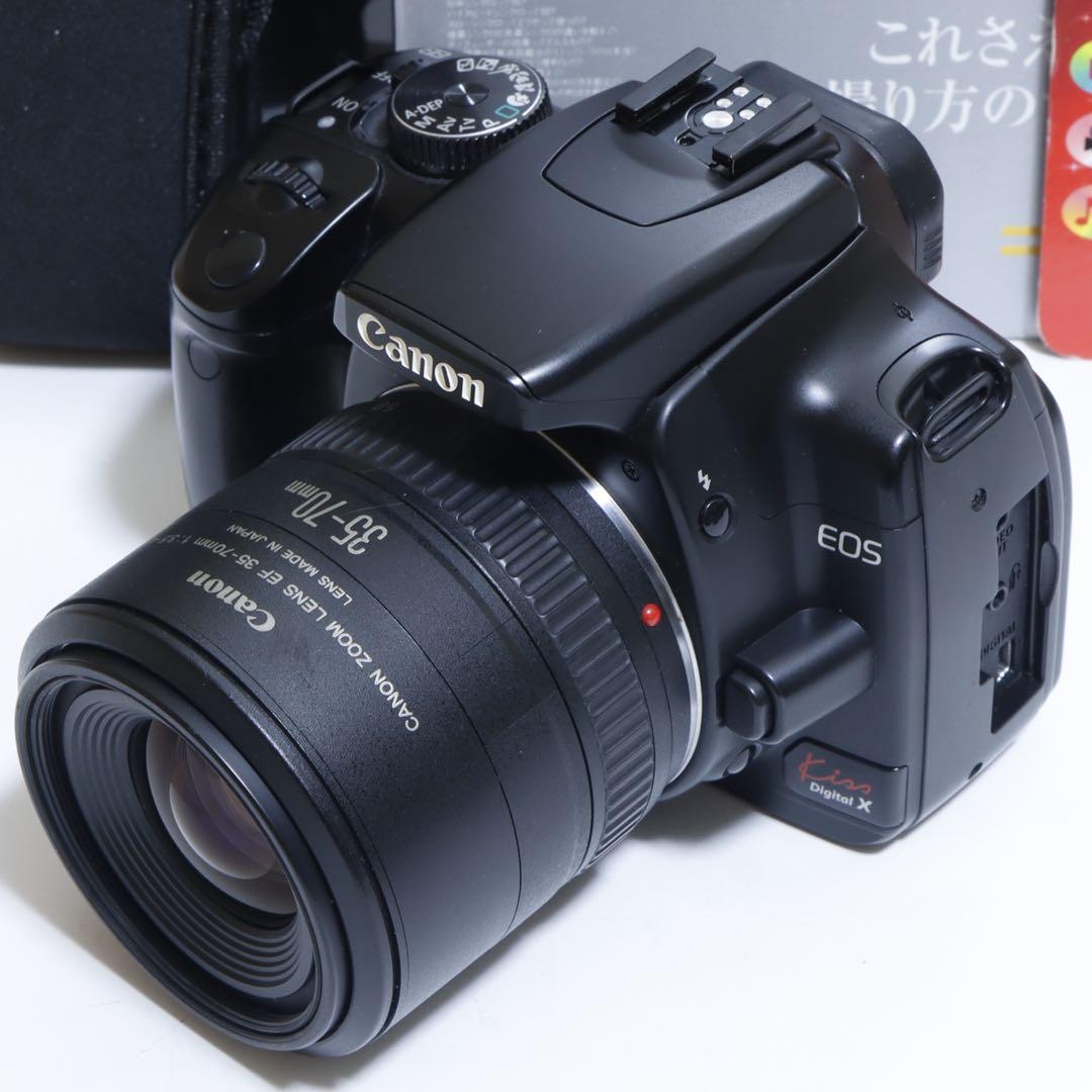 ★スマホに送れる一眼レフ★定番機!!★キャノン EOS Kiss Xセット