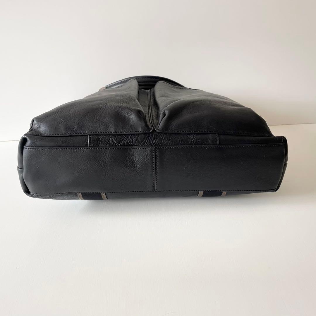 【極美品】COACH メンズ 2wayビジネスバッグ ヘリテージ 黒