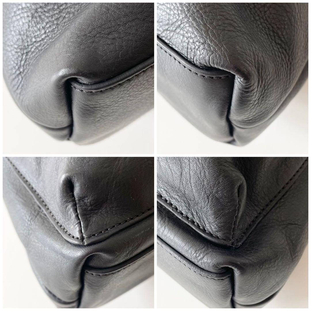 【極美品】COACH メンズ 2wayビジネスバッグ ヘリテージ 黒