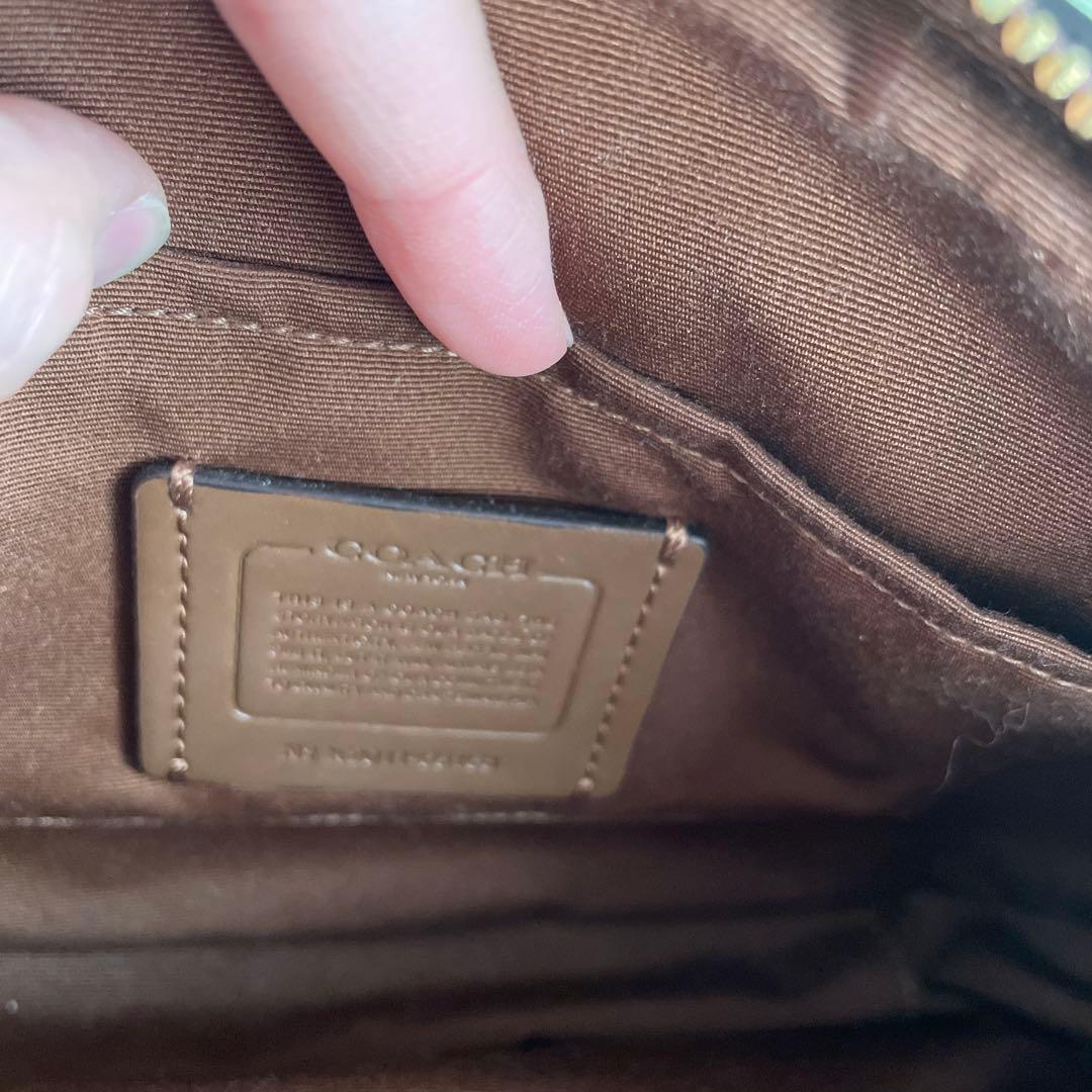 COACH ショルダーバッグ　ダブルジップ