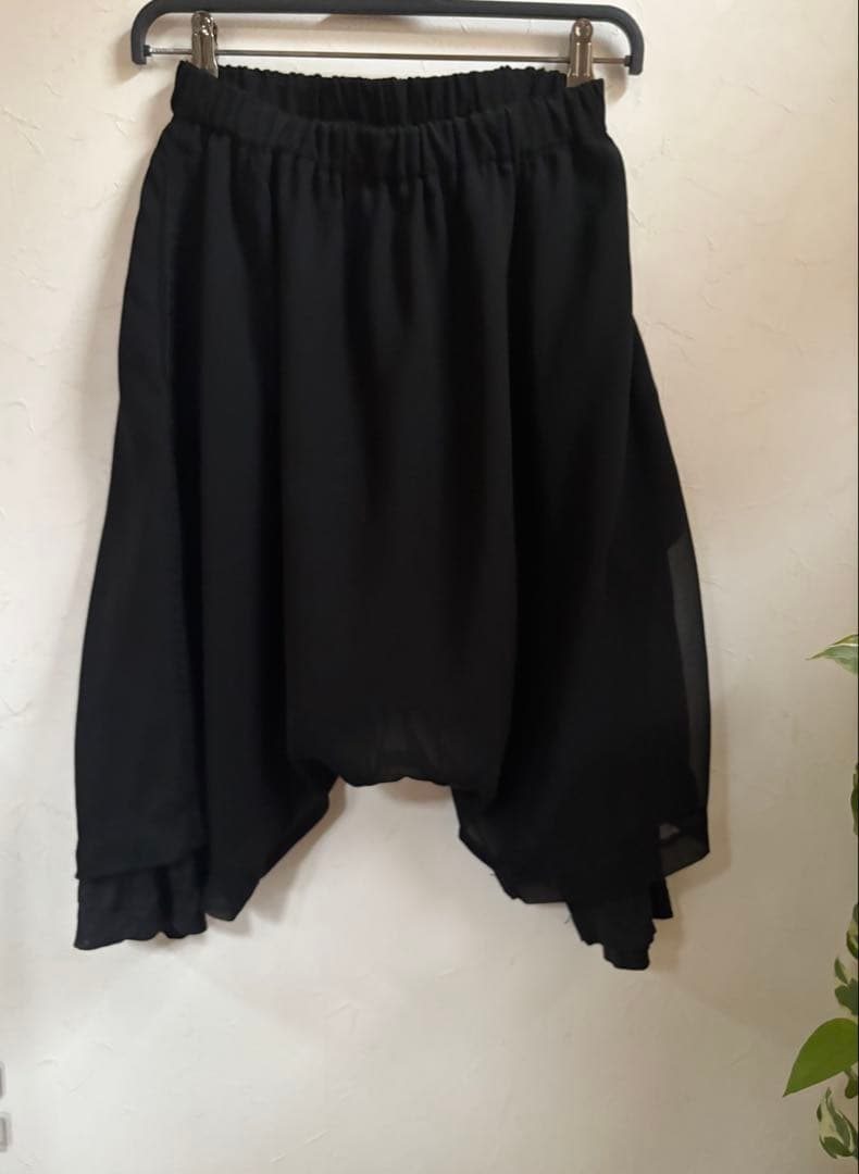 ブラックコムデギャルソン サルエルパンツ XS