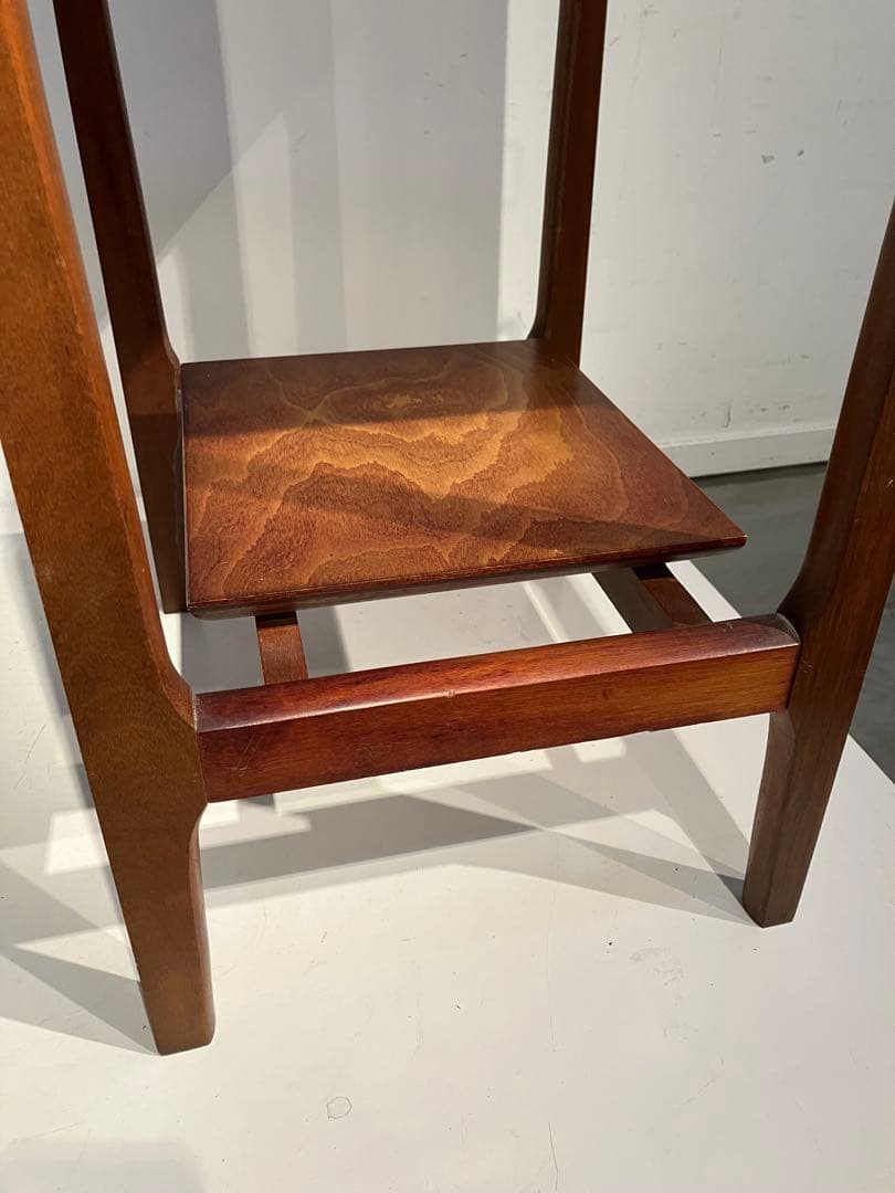 オールド・コイズミの木製コンソールテーブル、レトロ、キツツキ、天童木工、