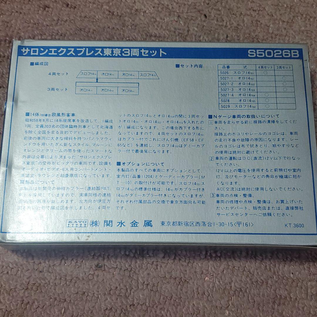 サロンエキスプレス東京　３両セット