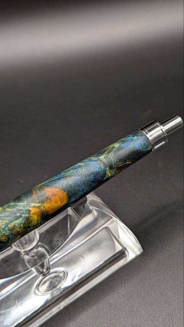 313ペン工房翌檜　スタビライズドウッドバーチバール　木軸シャーペン　ボールペン