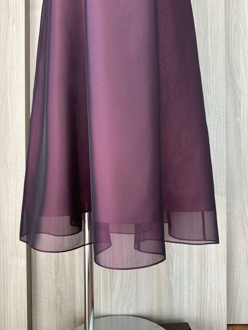 未使用　東京ソワール　MARIKO KOHGA バーガンディードレス