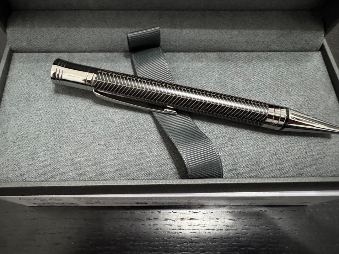 パーカー デュオフォールド プレステージ ブラックシェブロンRT ボールペン