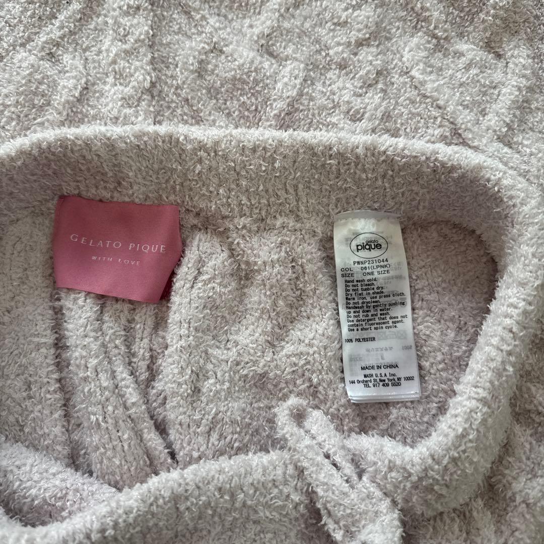 【ジェラピケ美品】ハートアラン上下セットアップ