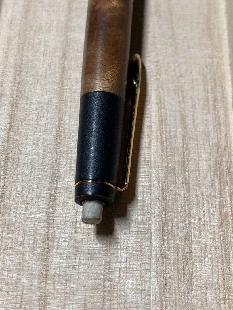 もち野原工芸　シャープペンシル　マーブルウッド旧型