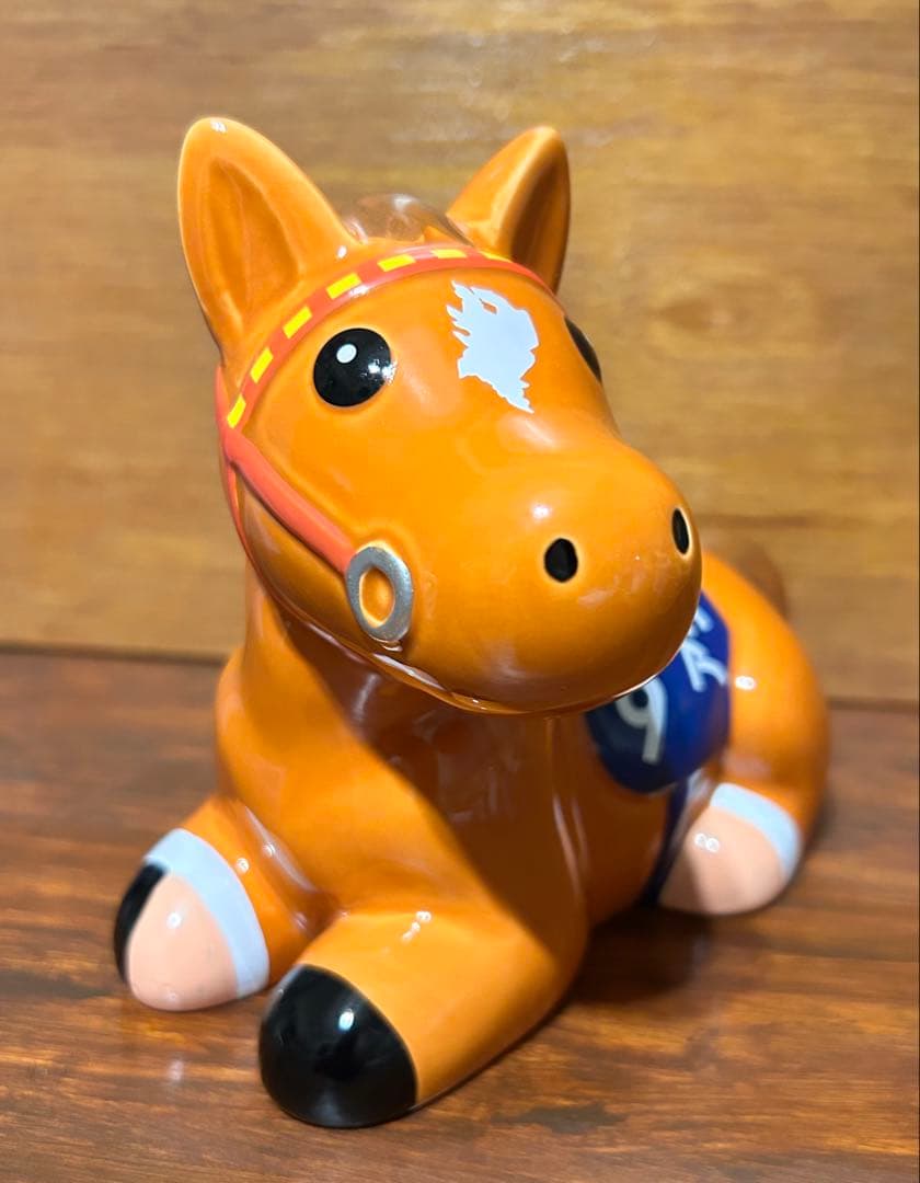 値下‼️【新品未使用】第19回フェブラリーステークス　アグネスデジタル　陶器貯金箱