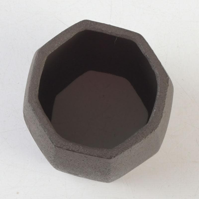 茶道具　十四代宮崎寒雉造　八角蓋置　銘颯々　裏千家十五代鵬雲斎極め箱　V9345