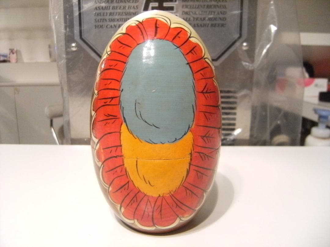 ロシア製品★ハンドメイド 民芸品 置物 インディアン マトリョーシカ 人形