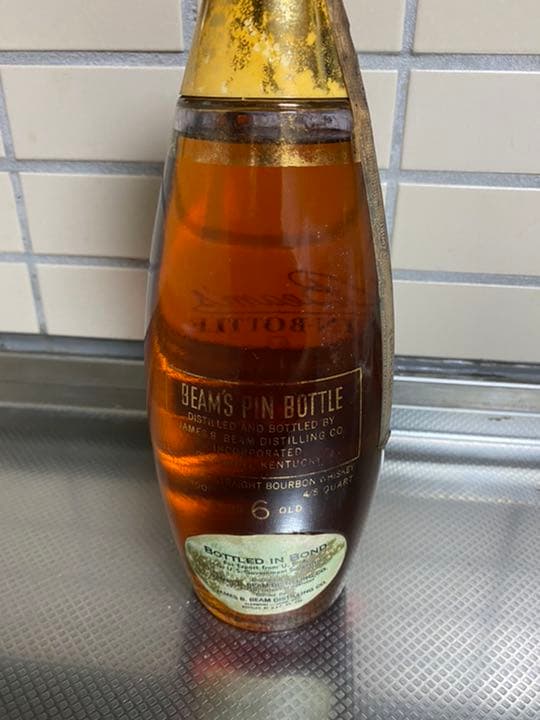 【希少ウィスキー】ビームス　ピン　オールドボトル 6years