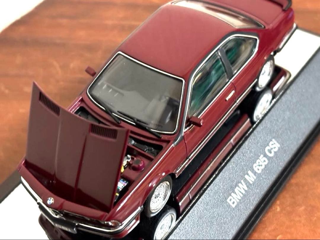 BMW M 635 CSi ミニカー 1/43 バーガンディ