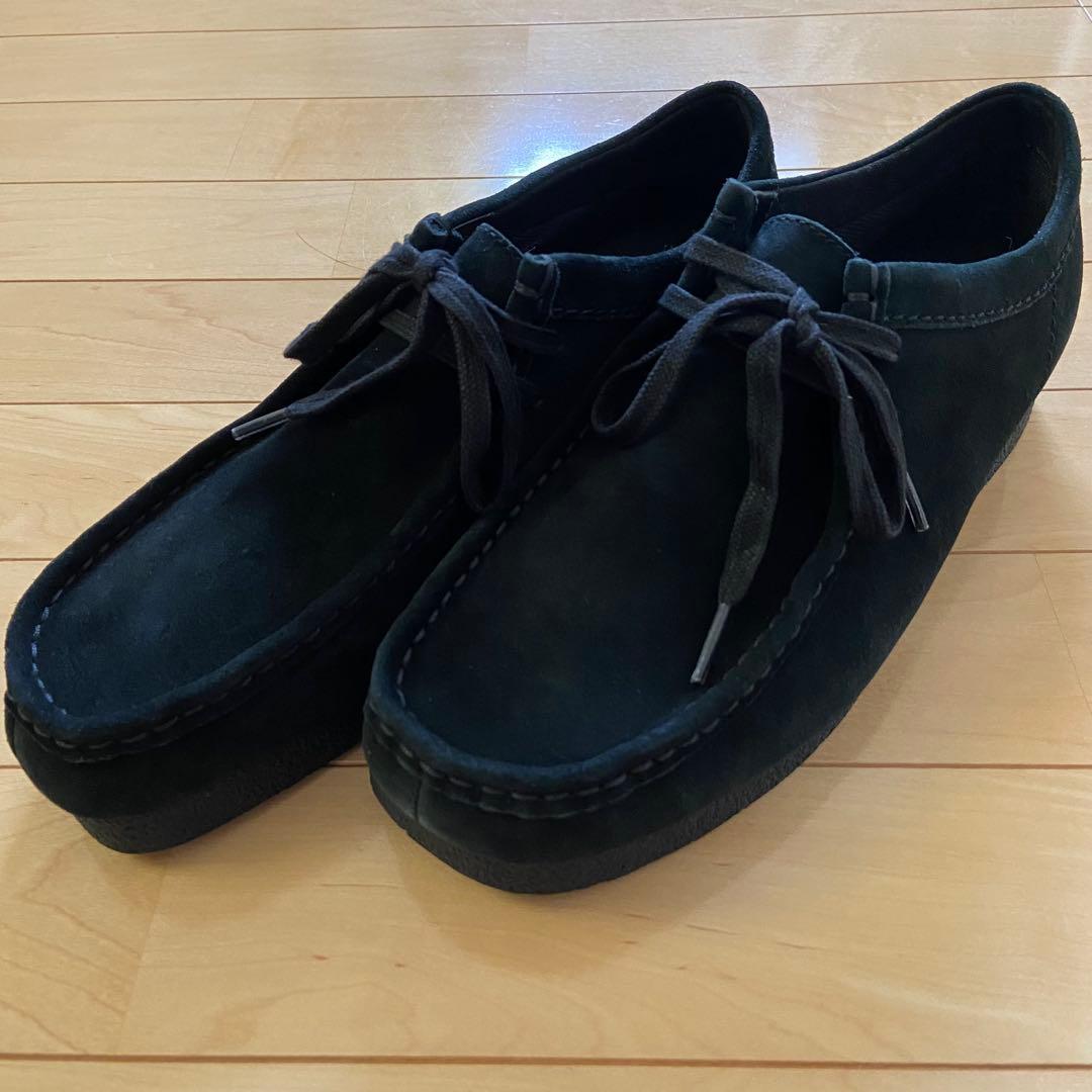 クラークス ワラビー エヴォ ウォータープルーフ ブラック