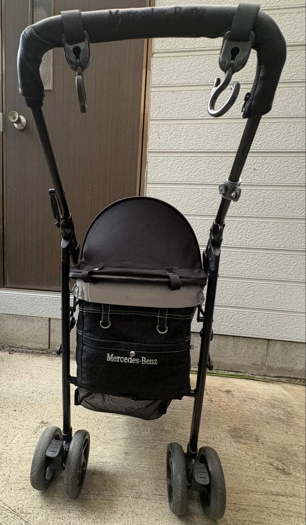 ☆週末限定タイムセール☆ Mercedes-Benz ペットカート 黒 デニム風