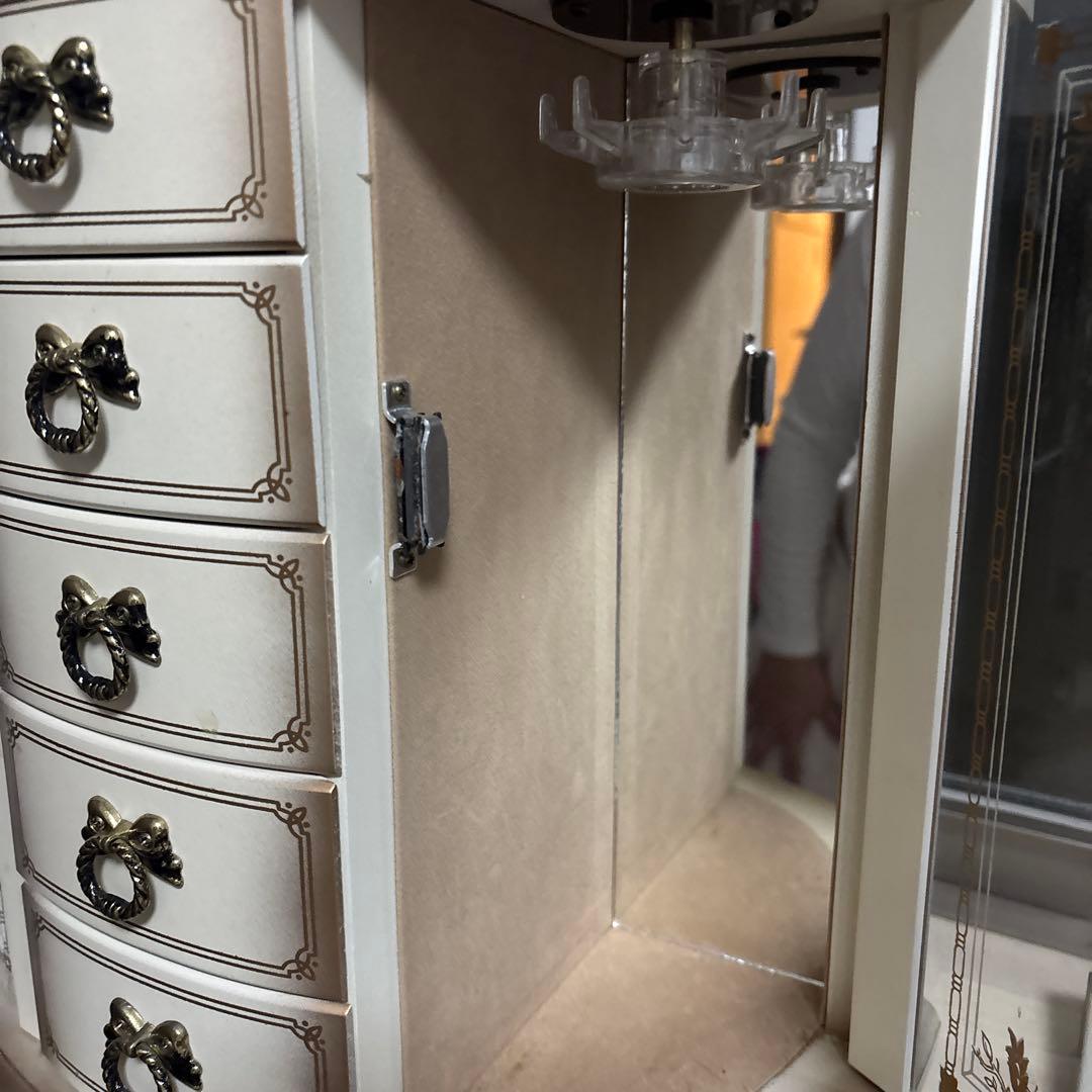 ジュエリーボックス ホワイト ゴールド　ヂャンディ商会