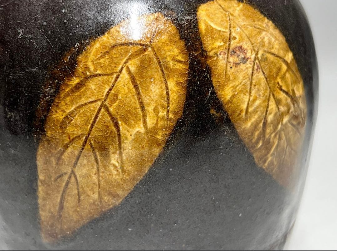 中国美術　黒釉　天鶏壺　てんけいこ　水差し　古玩