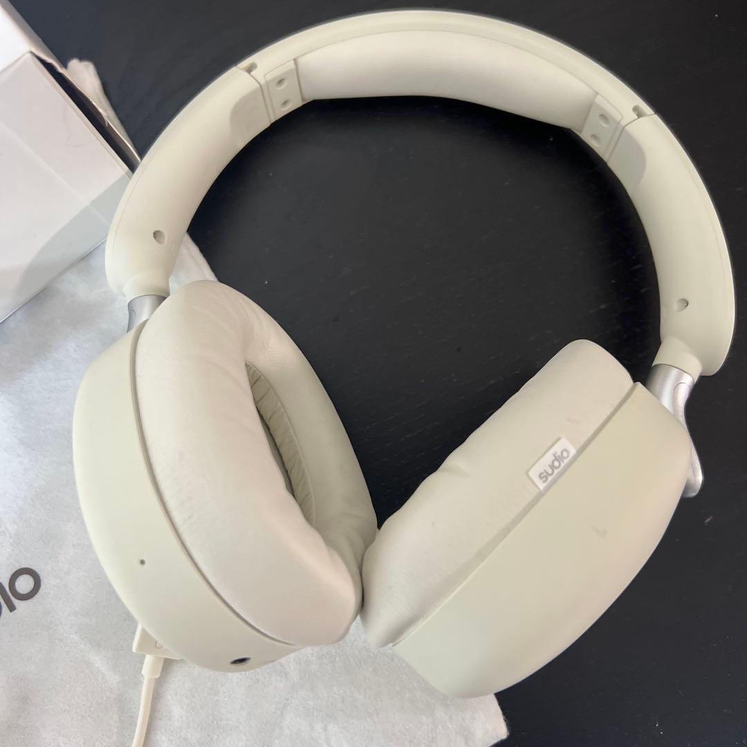 sudio ワイヤレスノイズキャンセリングヘッドフォン ホワイト