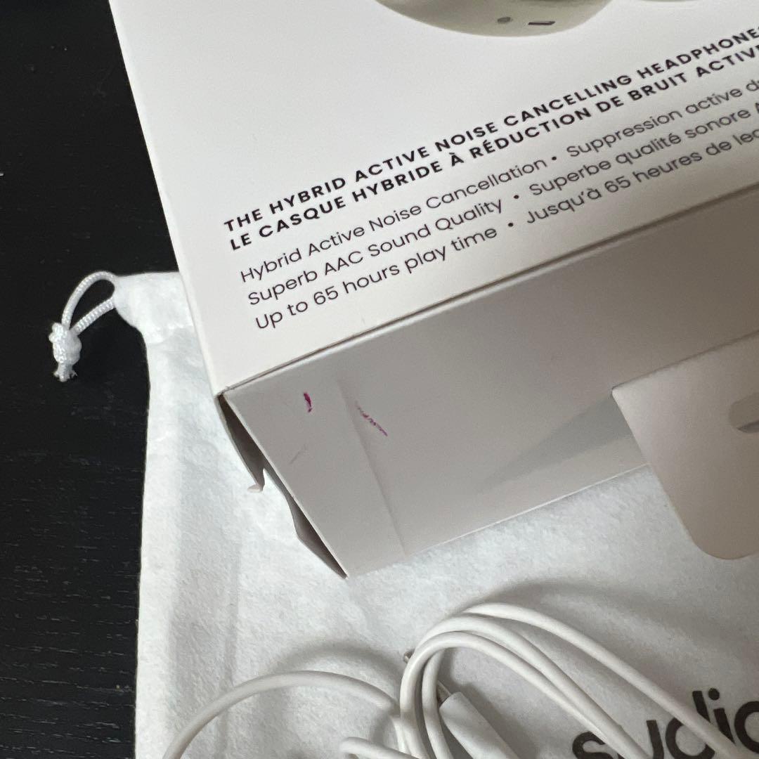 sudio ワイヤレスノイズキャンセリングヘッドフォン ホワイト