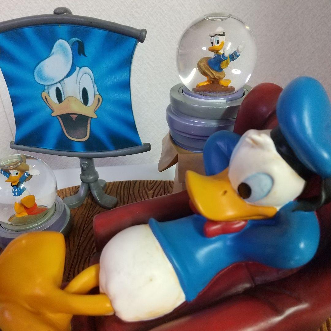 ドナルド スル―ザイヤ―フィギュア ミニスノーグローブ 生産終了品 レア