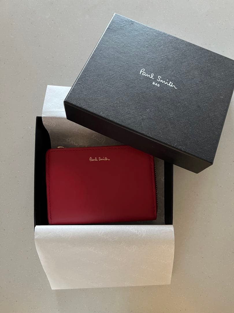 【新品未使用】Paul Smith レッド ケース