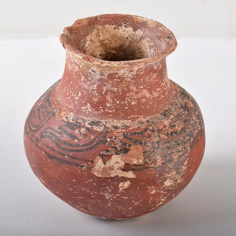 タイ古陶磁　バンチェン土器　アンダーソン土器　彩文土器　時代箱付　D　R8578