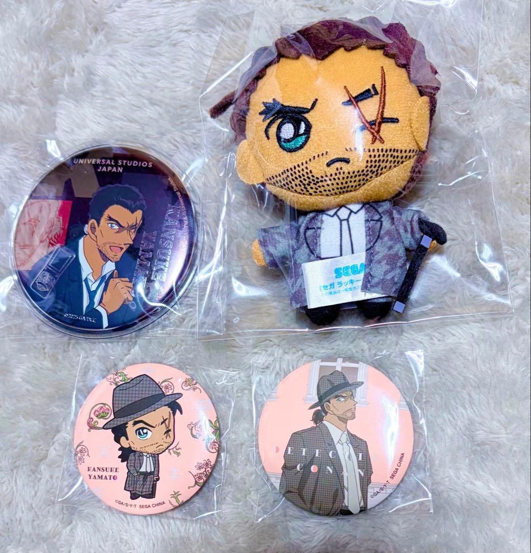 名探偵コナン ちょこのせフィギュア 大和敢助 諸伏高明　マスコット　くじ　バッジ